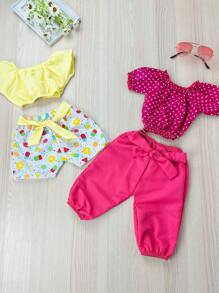 Cropped And Capri Pants Kit +  Cropped + Shorts - 彩色 - 查看 2