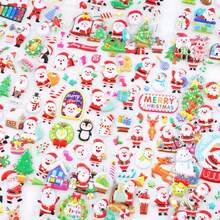 2 miếng dán xốp Giáng sinh phong cách ngẫu nhiên, hình nổi 3D, hình ông già Noel, tuần lộc, bông tuyết, trang trí tiệc, hình dán không khí lễ hội Giáng sinh để trang trí cốc, sổ tay, máy tính, điện thoại, hộp đựng bút chì, v.v. - Nhiều màu - Xem 6