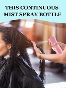 Botella de spray vacía de 200ml, pulverizador continuo de niebla fina para peinado, botella de spray recargable de agua para cuidado de la piel, ducha para mascotas, plantas, viaje, planchado y limpieza, herramientas para el cabello, productos y accesorios para barbería, salón de belleza, artículos esenciales para viaje.