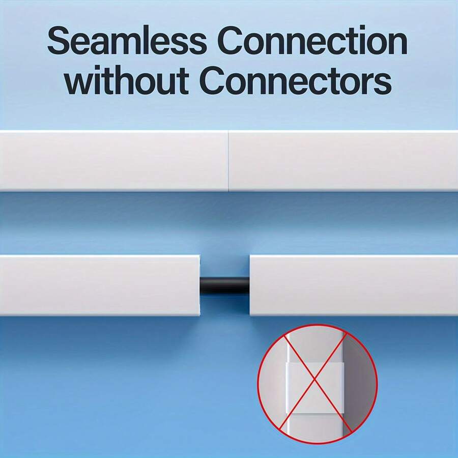 Cord Hider Wall For One Cord, 62.8in Cord Covers For Wires On Wall