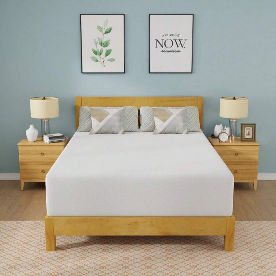 Gel Memory Foam MediumFirm Mattress For Pressure Relief & Soundly