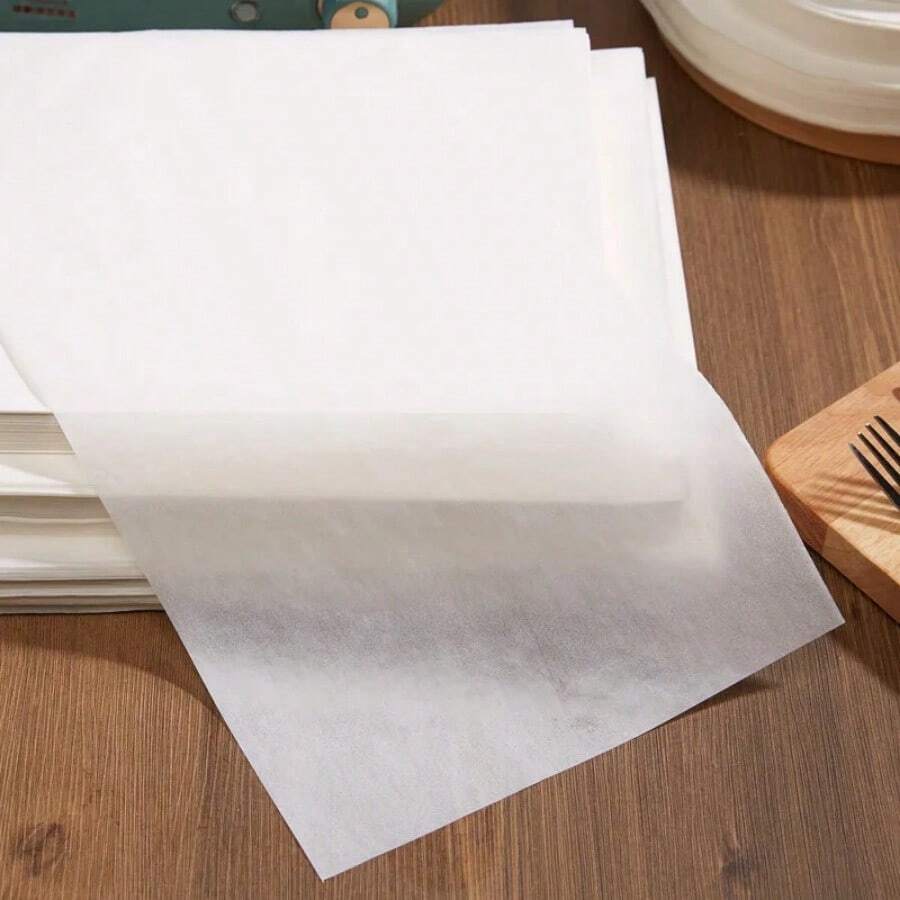 50 Square Sheets Of Baking Paper, Barbecue Paper, Food Blotter Paper