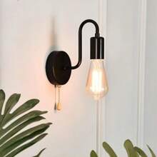 1pc Nordic Creative Personalized Modern Minimalist Zip Wall Lamp, Living Room Bedside Bedroom Study Room Corridor Wall Sconce (Excluding Lamp Bulb) - The Lamp Cup Wall Lamp Does Not Include the Bulb - View 5