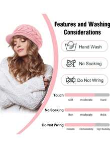 2 piezas Conjunto de gorro y guantes de punto para mujer, gorro de punto casual de moda, adecuado para uso diario en otoño/invierno, viajes al aire libre, senderismo, esquí, ciclismo, escalada, accesorios de invierno, atuendos de invierno