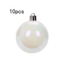 10 件彩色透明球圣诞树装饰 - 彩色 - 查看 4