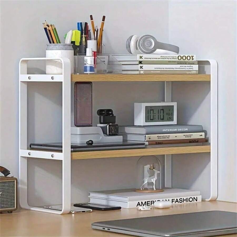 MultiTier Metal Desktop Organizer Spacious Storage For Office, Dorm