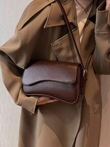 Bolso pequeño de hombro, bolso de mano, sobre clásico estilo retro, bolso bandolera