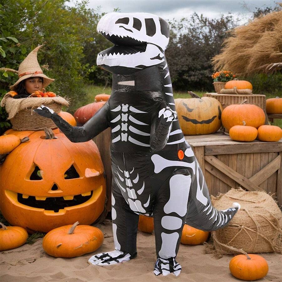 Bosidin Ribs Tyrannosaurus Rex Inflatable Masquerade Costume Full Body ...