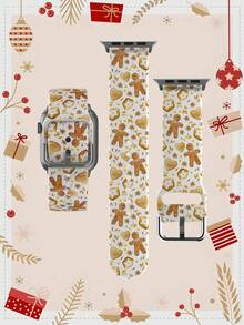 姜饼人 1 件女士和男士时尚休闲多色硅胶表带配 Apple Watch 表带 38mm 40mm 41mm 45mm 44mm 42mm 46mm 49mm 表带，柔软、有弹性、透气舒适表带替换表带 Apple Watch Ultra 系列 10/SE/9/8/7/5/4/3/2/1 智能表带配件 - 42mm/44mm/45mm/49mm(46mm S10) - 查看 11