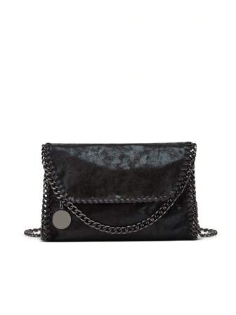Dammode Casual Shoulder Crossbody-väska, Handgjord vävd Flap Messenger-väska, hopfällbar handväska, Polyestermaterial, Nytt för våren 2025