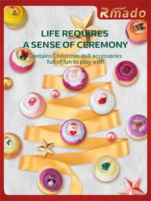 Bom tắm Giáng sinh - Bom tắm lịch Mùa Vọng - Bộ quà tặng 12 gói Bom tắm hữu cơ, Bong bóng tắm dưỡng ẩm dạng sủi. Được làm giàu với bơ hạt mỡ. Một món quà tuyệt vời cho phụ nữ. Món quà Giáng sinh lý tưởng cho bé trai và bé gái. - Bom tắm Giáng sinh - Xem 4