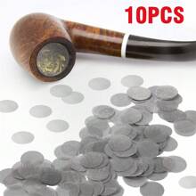 30Set (10pcs/Set)Silver Stainless Steel Screens Filters For Pipes 19 Mm Mesh - 30Set (10pcs/Set) - View 3