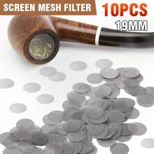 30Set (10pcs/Set)Silver Stainless Steel Screens Filters For Pipes 19 Mm Mesh - 30Set (10pcs/Set) - View 2