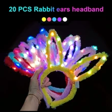 260PCS Glow In The Dark Party Supplies, Glow Sticks Glasses Favors, 20PCS Foam Glow Sticks, 20PCS LED Glasses, 20PCS Bunny Ear Headband And 200PCS Glow Sticks For Neon Party For Unforgettable Neon Parties, Weddings, Birthdays, Halloween, New Year's Eve And Christmas Celebrations - Nhiều màu - Xem 11