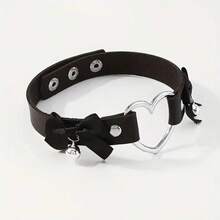3 chiếc vòng cổ choker hình trái tim dễ thương dành cho phụ nữ, da giả gợi cảm có thể điều chỉnh, quà tặng trang sức thời trang cho các dịp hàng ngày và tiệc tùng, không mạ - phù hợp với mọi mùa - Nhiều màu - Xem 4