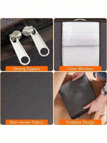 Blanket Coat Wardrobe Anti-Dust Moisture Insect Multipurpose Organizer Bag Box - WJ-1001 Organizer Bag Box (1 Unit) - View 2