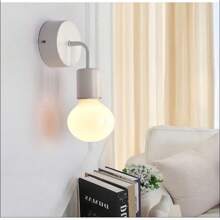 1pc Nordic Creative Personalized Modern Minimalist Zip Wall Lamp, Living Room Bedside Bedroom Study Room Corridor Wall Sconce (Excluding Lamp Bulb) - The Lamp Cup Wall Lamp Does Not Include the Bulb - View 6