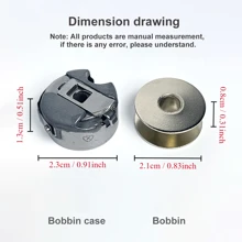 Zestaw 26 szpulek, w tym 24 metalowe szpulki i 2 bębenki do przemysłowych maszyn do szycia, z przenośną torbą do przechowywania, częściami do szycia i zestawem akcesoriów narzędziowych - wielobarwność - Zobacz 3