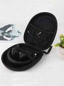 1 个 ALKOO 耳机盒适用于 TOZO HT2/适用于 Solo 4/适用于 Picun P26/适用于 Studio Pro/适用于 Solo3/适用于 Studio3 入耳式耳机，可折叠蓝牙无线耳机（超大）-仅盒装移动电源旅行包便携式充电器充电器盒学校大学返校线包电子包宿舍线整理器家庭露营 - 彩色 - 查看 3