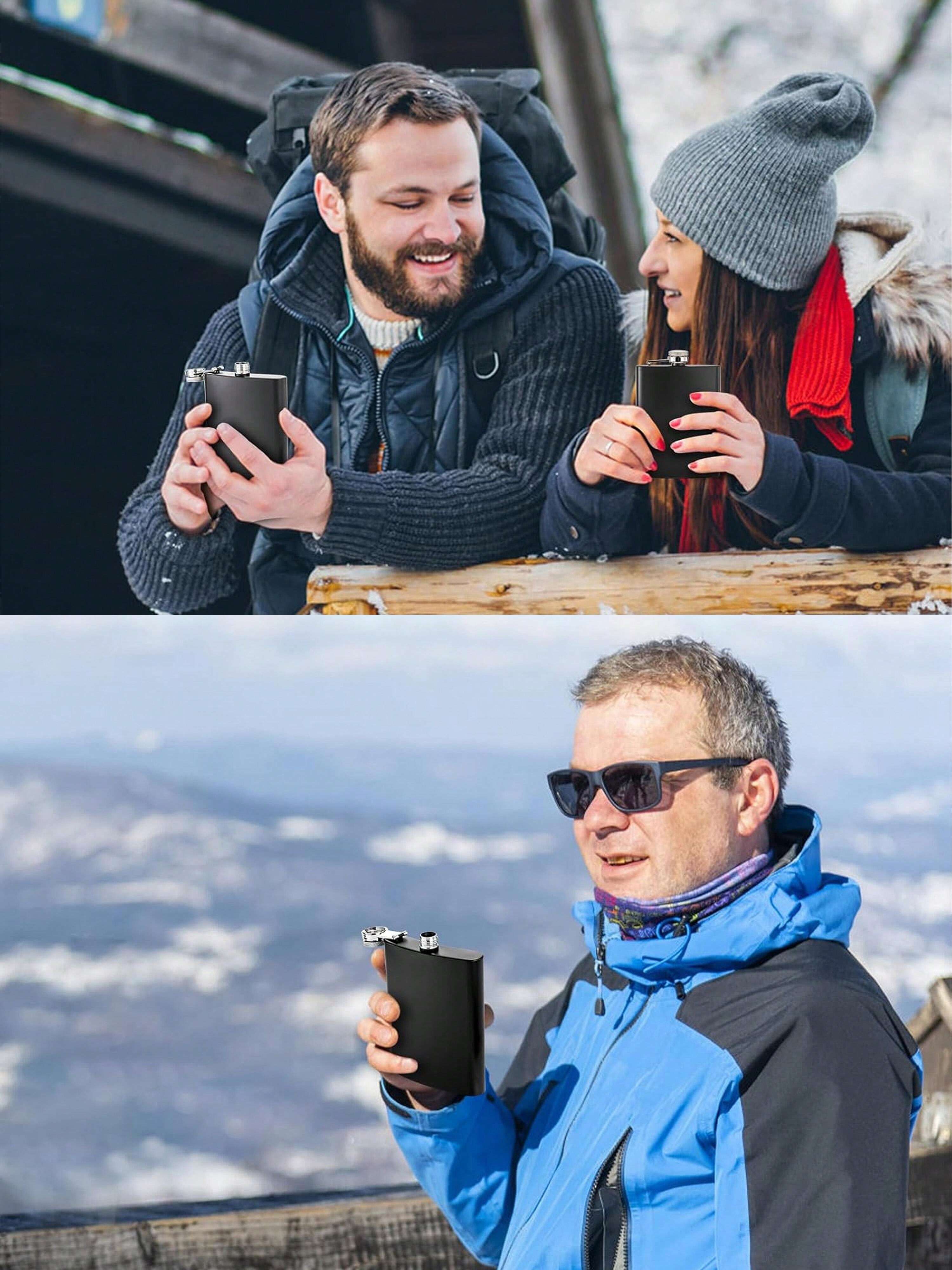 Personalized Alcohol Flask For Liquor Drinking Large Flasks For Man 6oz