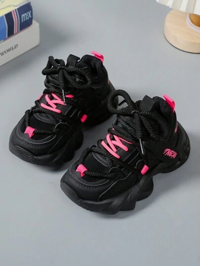 1 Pair Zhino Recommended Children Spring/Autumn Fashion Comfortable Simple Low-Top Indoor/Outdoor Casual Running Sports Shoes, Suitable For Boys And Girls