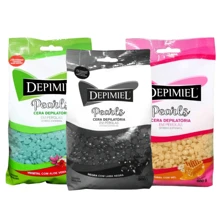 Depimiel Hot Depilatory Wax Anesthetic And Elastic Professional Granules 500g - 黑泥 - 查看 5