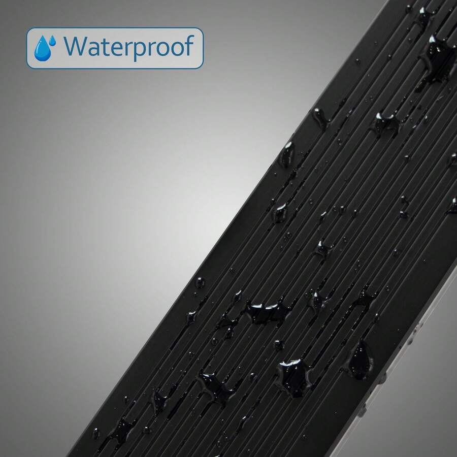 5Piece Aluminum Peel And Stick Stair Nosing Matte Black Staircase Step