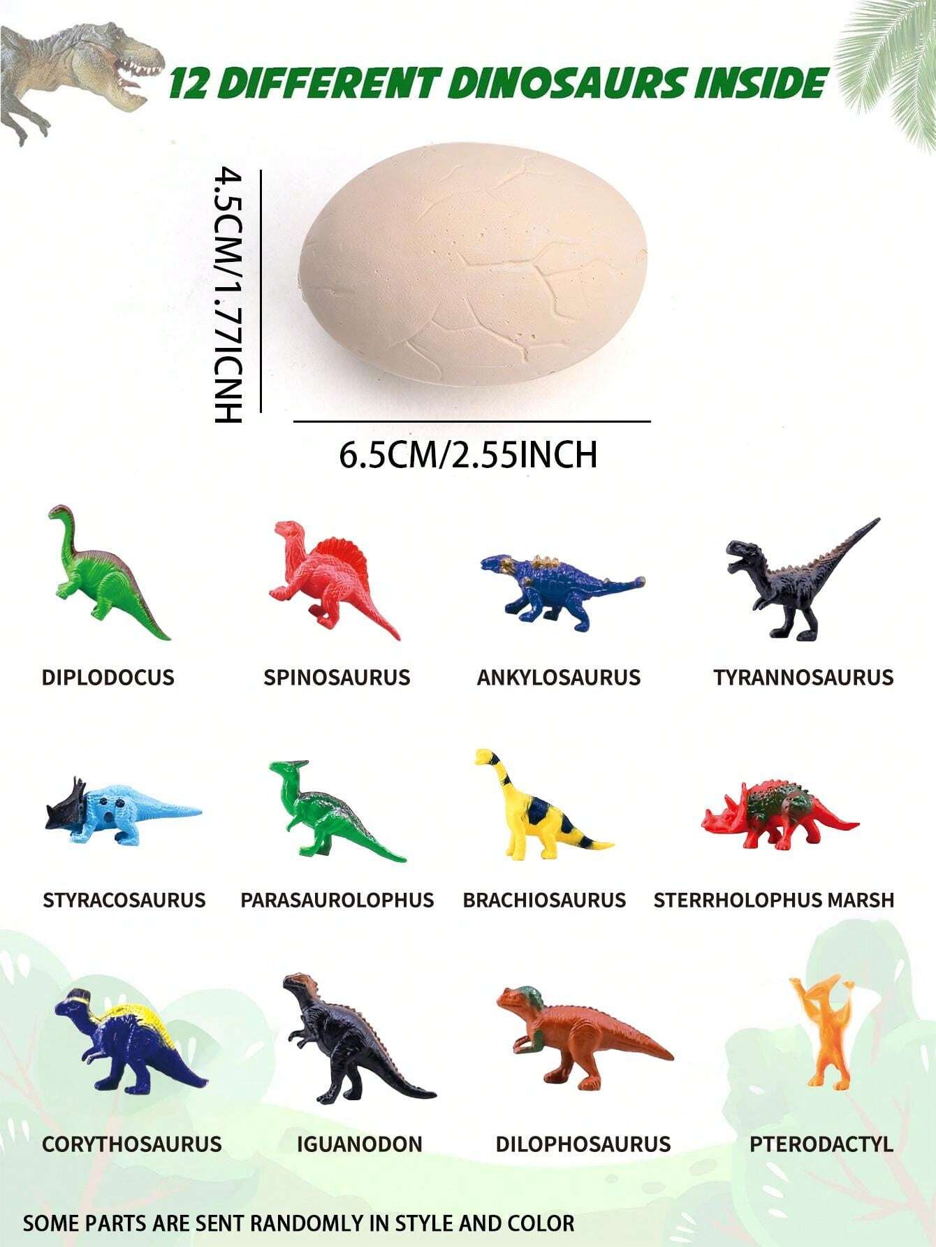 Dig Up Dinosaur Fossil Eggs, Break Open 12 Unique Eggs And Discover 12