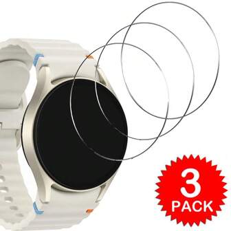 3 Packs Tempered Glass Screen Protector Compatible With Samsung Galaxy Watch Ultra FE Watch7 Watch6 Watch5 Watch4 40mm 44mm Watch5 Pro 45mm Watch6 Classic 43mm 47mm Watch4 Classic 42mm 46mm Glass Film Garmin Fenix 7 7X 7S 6 6X 6S Pro Forerunner 945 965 220 230 255 45 55 Clear Glass Cover Screen Film Gift For Birthday, Family, Friends Watch Screen Protector, Watch Cover, Watch Accessories Waterproof Shockproof Anti-Fall Anti-Fall Scratch Resistant Anti-Fingerprint Full Cover