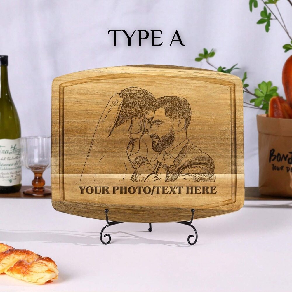 1 Pc Cutting Board, Large Bamboo Cutting Board, Personalized Custom