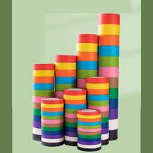 1PC Băng giấy che màu Bán buôn Học tập Giáo dục sớm Thủ công Nhãn dán Trang trí nhà Sơn phun Mặt nạ Vẽ Văn phòng Viết Trang trí Giáng sinh Sử dụng Tách màu không để lại dấu vết Đỏ, đen và xanh Tự làm - Nhiều màu - Xem 12