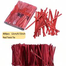 800 Pcs Metallic Twist Ties 6 Colors Twist Tie 6/8/10/12/15/20 Cm Colorful Metallic Twist Ties, Ties Twist Ties For Bags Foil Twist Ties Bag Ties Colorful Twist Ties For Party Gift Wrapping Bags Cellophane Treat Bags Metallic Twist Ties, Colors For Bakery Ties, Goodie Bags Ties