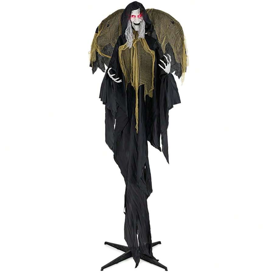 Lifezeal 8.2 Ft Halloween Standing Witch Voice Activated Animatronic