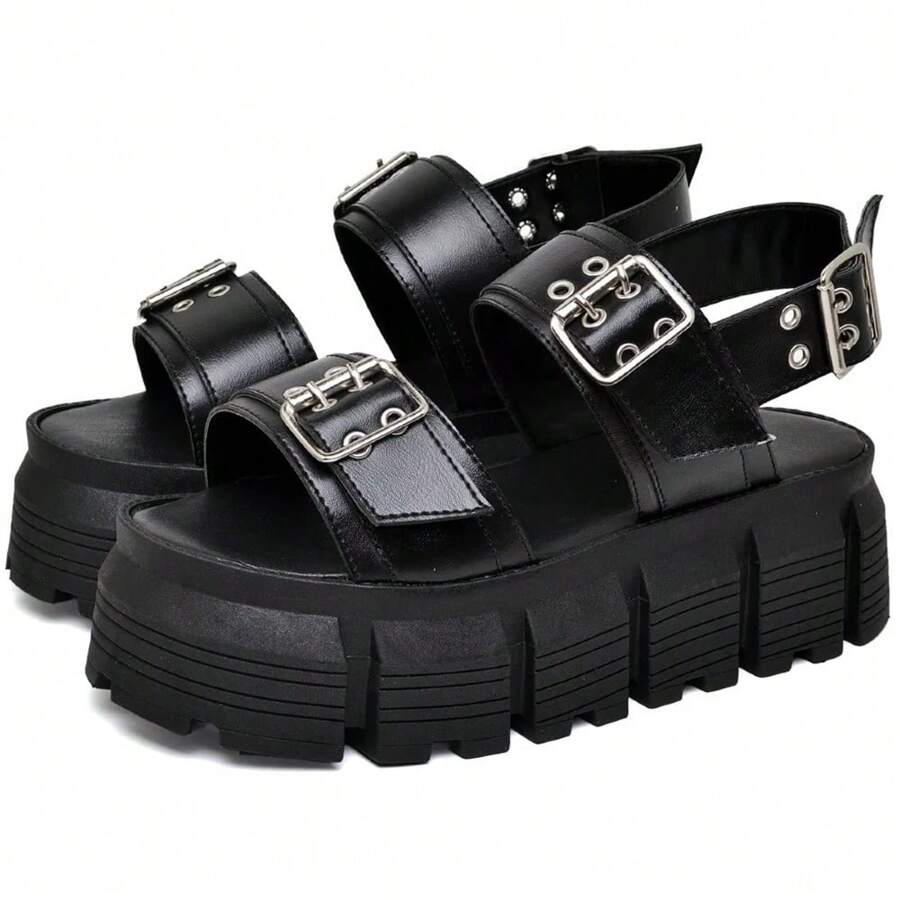 DUBUY 2082FG Women's Flip Flops - 黑色 - 查看 1