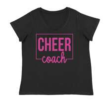 Cheer  Cheerleader Ladies V-Neck T-Shirt - Heather grey - View 10