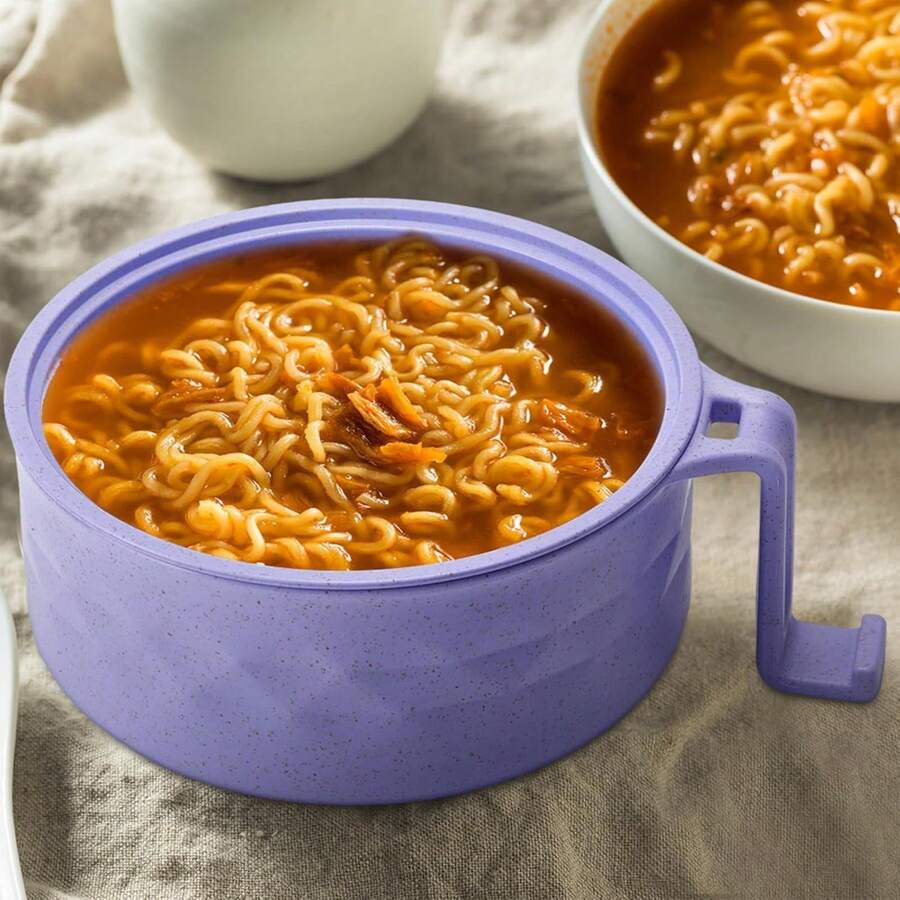 Microwave Ramen Cooker Set 33 Oz Quick Ramen Bowl Set Microwave Noodle