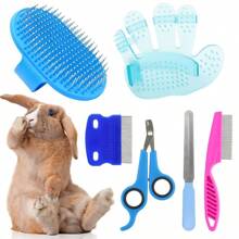 Rabbit Grooming Kit, Rabbit Brush For Shedding With Bunny Nail Clipper, Rabbit Nail Trimmers With Pet Combs For Hamster Guinea Pig Ferret,Christmas Gifts For Your Pet(6 Packs) - Multicolor - View 8