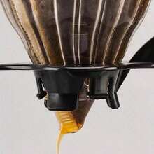 50pcs/Pack Coffee Filter Bags, Cone-Shaped Paper Coffee Filter, White/Brown Fan-Shaped Filter Net