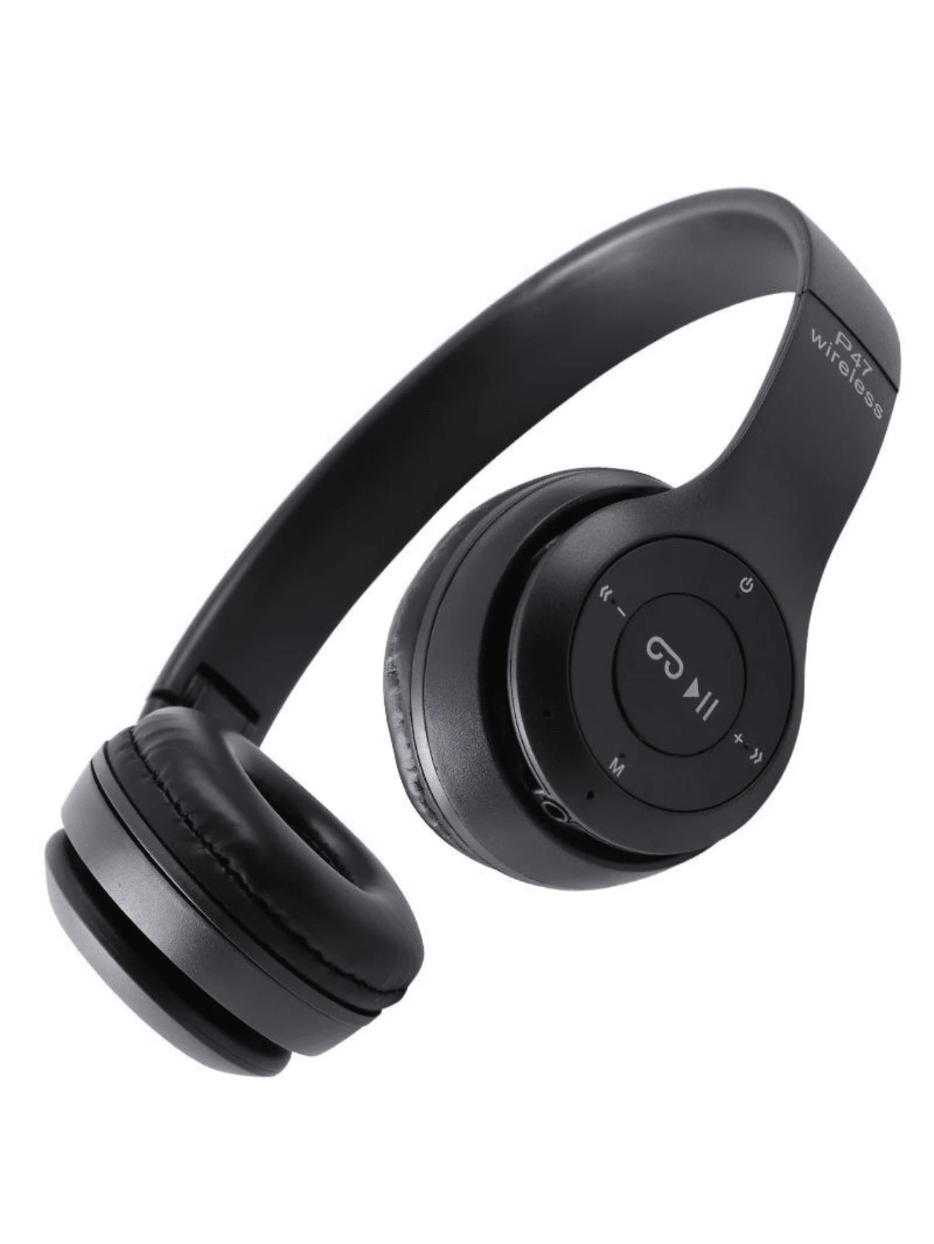 P47 Wireless Headphone Stereo Noise Reduction Bluetooth 5.0 Universal - màu đen - Xem 1