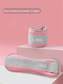 MEIYIXING 1 Paar Eisensandgewichte, Beingewichte für Fitness-Laufen, Bein- und Handgelenks-Trainings-Sandtaschen für Tanztraining mit Heimtrainingsgeräten für Bein- und Handgelenksübungen, unisex Fitnessausrüstung (0,5-1,5 kg, rosa)