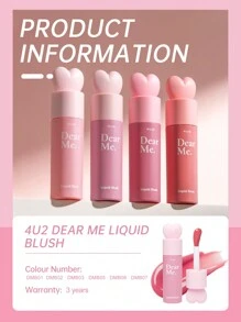 4U2 Dear Me 液体腮红 兔耳朵液体多用途腮红#05 清爽冷玫瑰粉 - #05 CLEAR COLD ROSE POWDER - 查看 10