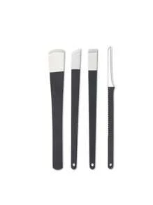 1-4 件斜向嵌甲指甲钳老茧去除套装，专业修脚工具 - 彩色 - 查看 1