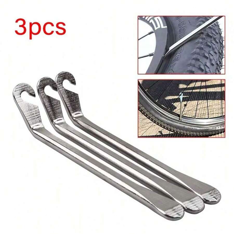 3pcs Bicycle Tire Iron Pry Bar Tire Changer Tools For Motorcycle Ebike