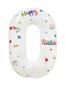 1 Bóng bay kỹ thuật số màu trắng lớn 32 inch 0-9 (Zero-Nine), Bóng bay Mylar lá kim loại số 9 lớn dùng để trang trí tiệc sinh nhật kỷ niệm, chụp ảnh, trang trí tiệc sinh nhật ngoài trời - Nhiều màu - Xem 19