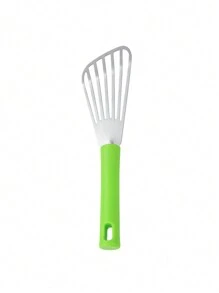 1pc Stainless Steel Frying Spatula, Outdoor High Temperature Resistant Pancake Spatula, Fish Turning Spatula - Multicolor - View 8