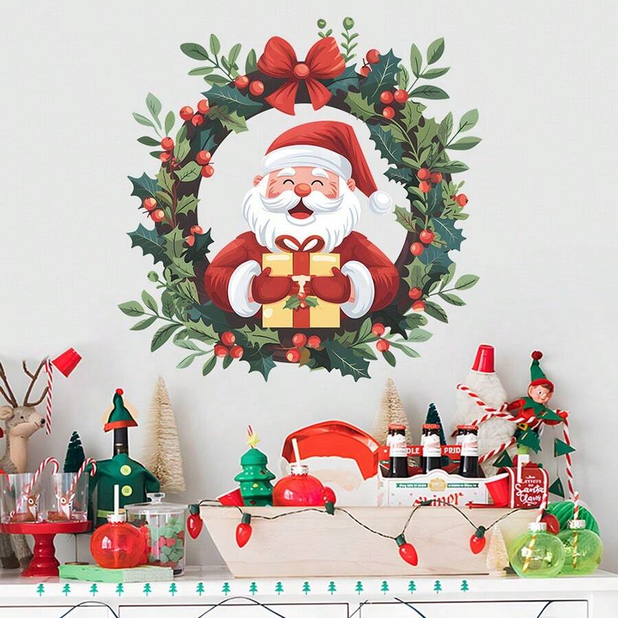 1PC Miếng dán tường Giáng sinh Người tuyết Giáng sinh đầu tiên của tôi Miếng dán tường phòng tắm Kỳ nghỉ mùa đông Giáng sinh Miếng dán tường truyền cảm hứng Trang trí văn phòng Trích dẫn cho phòng ngủ gia đình Trang trí phòng khách