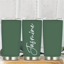 Customized Stainless Steel Car Mug, DIY Engraved Insulated Tumbler, Personalized Simple & Stylish Beer Cup, Suitable For Party, Birthday, Anniversary, Halloween & New Year Gift
