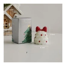 1pc Tree Scented Candle, Ambient Gift, Handmade Fragrance Candle, Faux Candle,Room Decor,Gifts, Christmas Decorations, Christmas Gifts - Multicolor - View 11