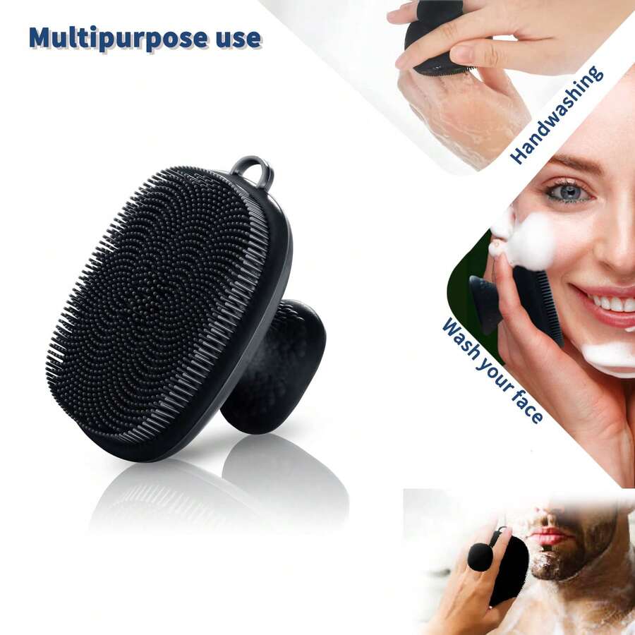 VWMYQ Face Scrubber, Silicone Face Scrubber For Men, Facial Cleansing