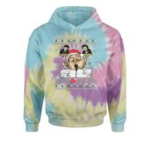 Home Malone Ugly ChristmasYouth-Sized Hoodie